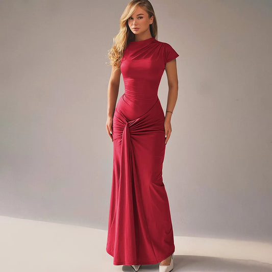 SculptLuxe Split-Leg Maxi Dress