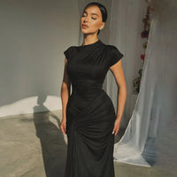 SculptLuxe Split-Leg Maxi Dress
