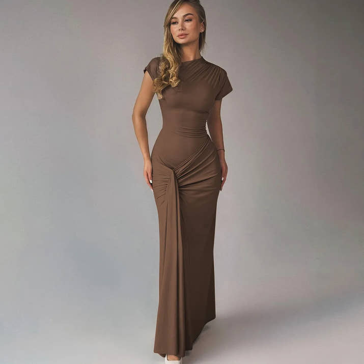 SculptLuxe Split-Leg Maxi Dress