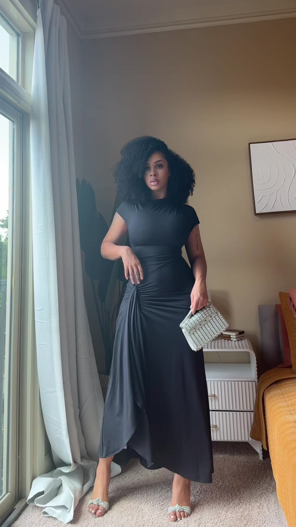 SculptLuxe Split-Leg Maxi Dress video