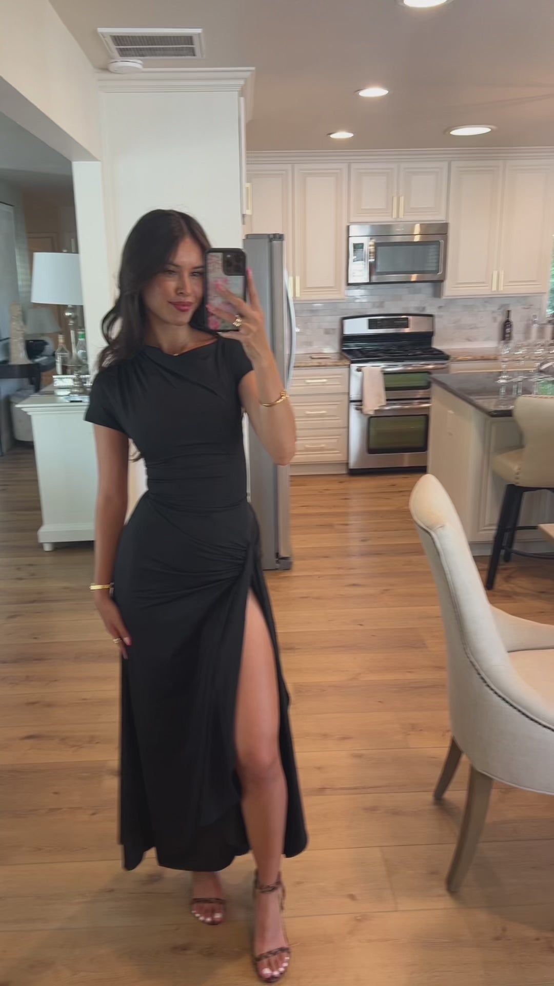 SculptLuxe Split-Leg Maxi Dress video